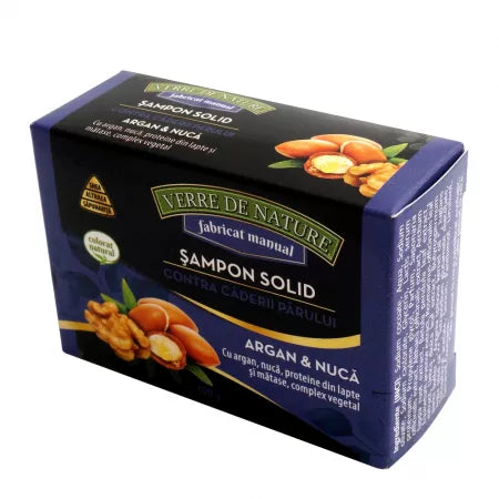 Sampon solid contra caderii parului, 100 g, Manicos