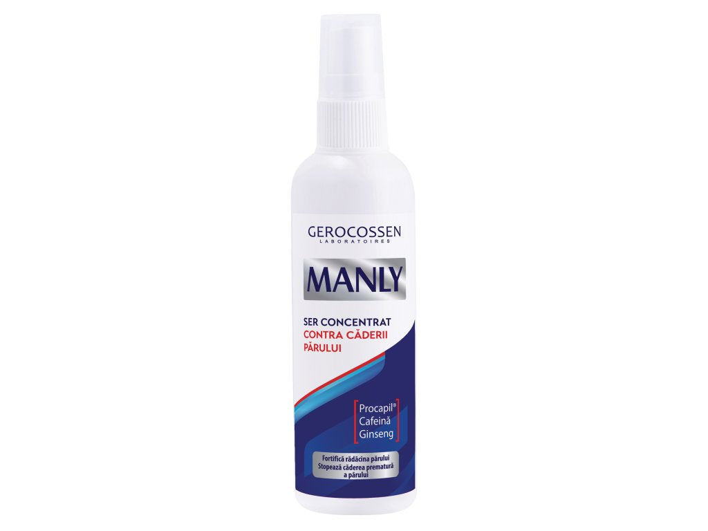 Ser concentrat contra caderii parului Manly 125 ml