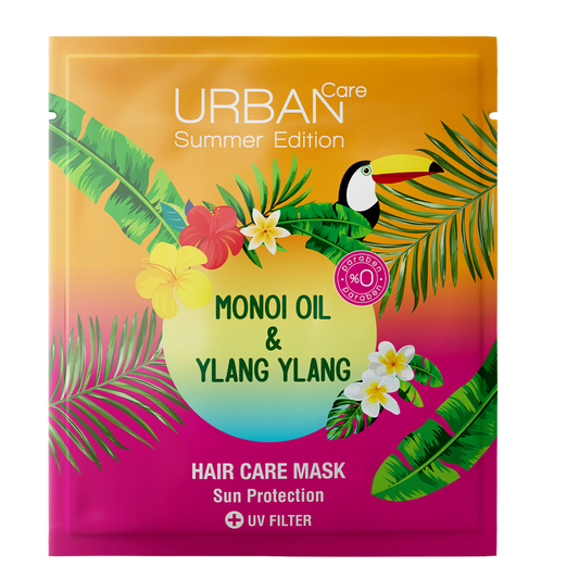 Masca de par pre-samponare cu ulei de Manoi si Ylang Ylang Summer Edition, 50 ml, Urban Care