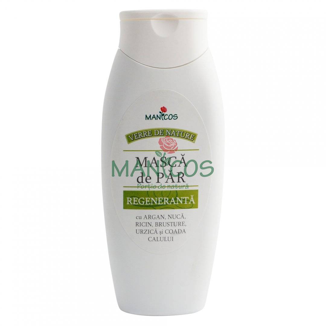 Masca de par regeneranta cu ulei de argan, nuca, ricin si complex vegetal 250 ml