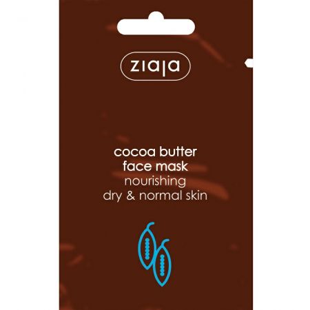 Masca pentru fata cu unt de cacao, 7 ml, Ziaja