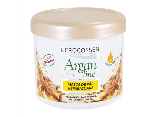 Masca pentru par uscat si deshidratat Argan Line 450 ml