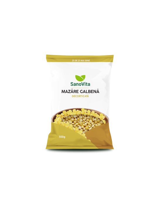 MAZĂRE GALBENĂ DECORTICATĂ 500 G
