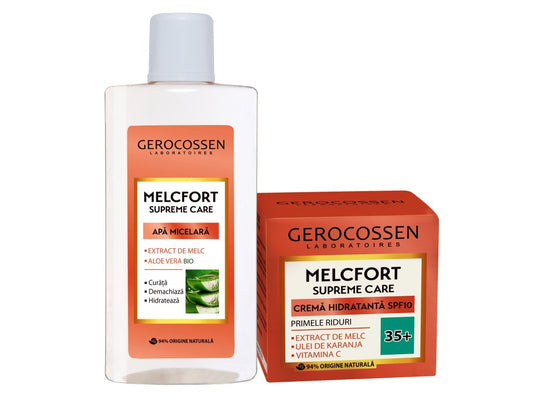 Pachet Melcfort Supreme Care 35+: Apa micelara + Crema 35+