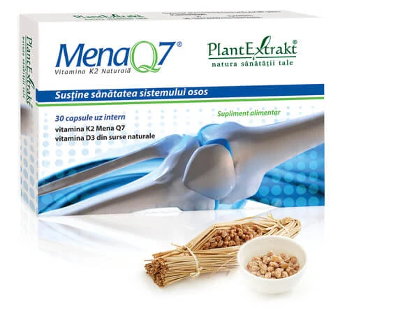 Mena Q7 - Vitamina K2 naturală, 30 capsule