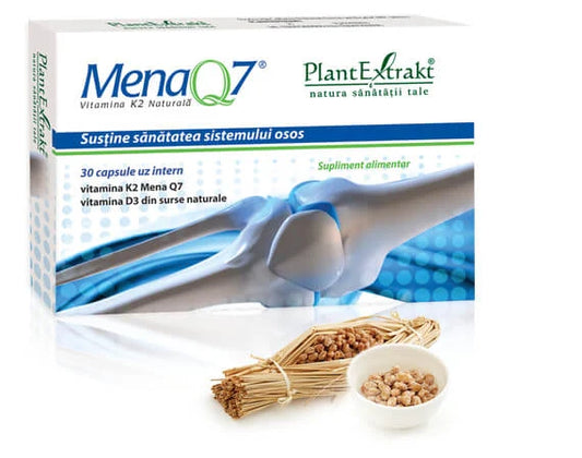 Mena Q7 - Vitamina K2 naturală, 30 capsule