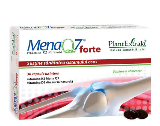 Mena Q7 forte Vitamina K2 naturală, 30 capsule
