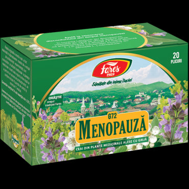 Menopauză, G72, ceai la plic