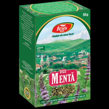 Mentă, iarba, D122, ceai la pungă