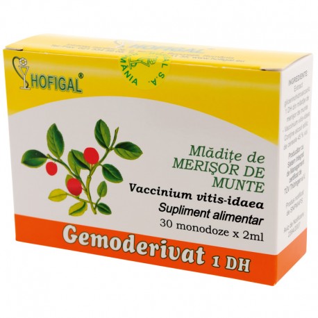 Mladite de merisor de munte - Gemoderivat