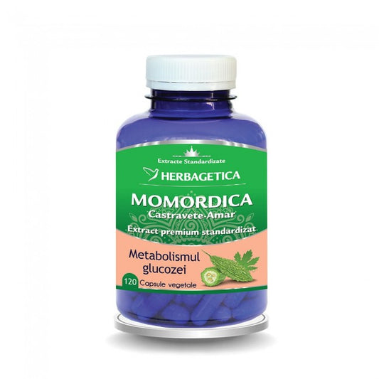 Momordica Extract Castravete-Amar Herbagetica 120 Capsule