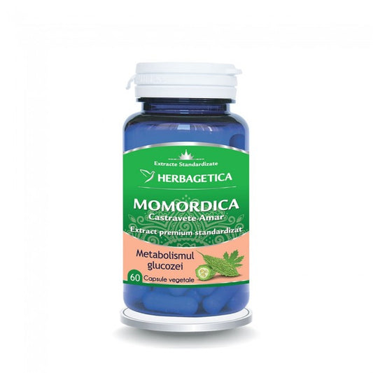Momordica Extract Castravete-Amar Herbagetica 60 Capsule