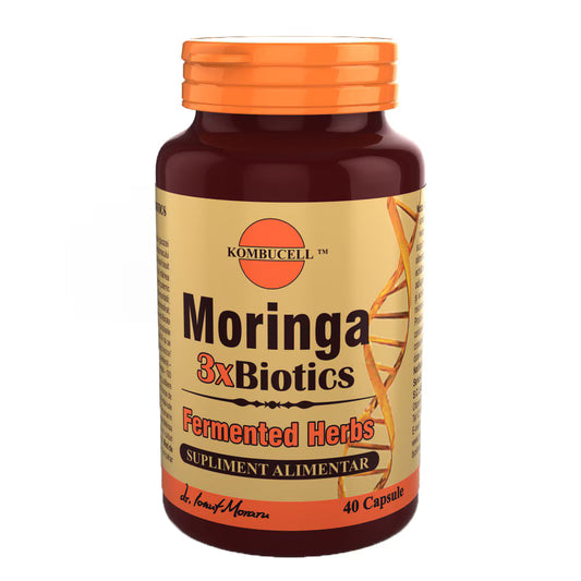 Moringa 3xBiotics, 40 Capsule, Pro Natura