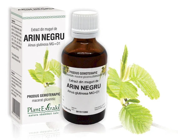 Extract din muguri de Arin negru - Alnus glutinosa MG=D1, 50 ml