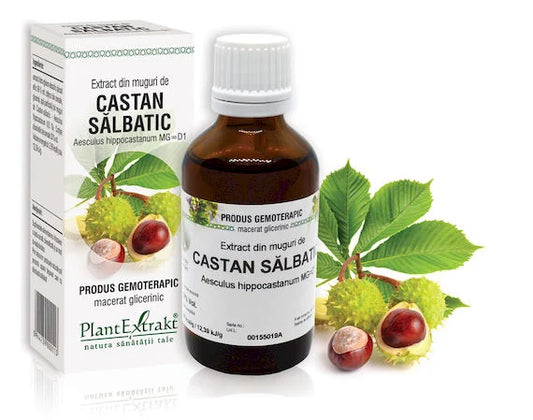 Extract din muguri de Castan sălbatic - Aesculus hippocastanum MG=D1, 50 ml