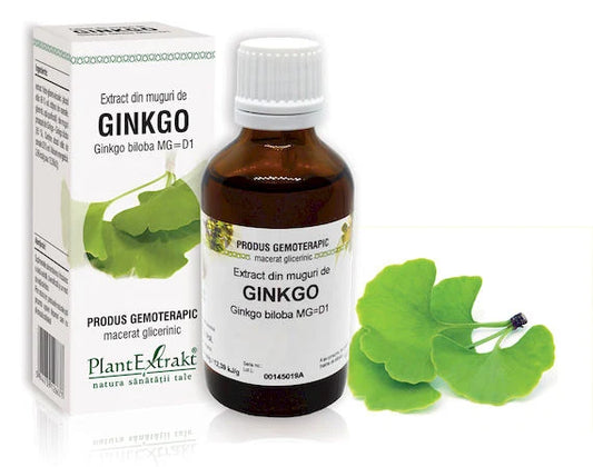 Extract din muguri de Ginkgo - Ginkgo biloba MG=D1, 50 ml
