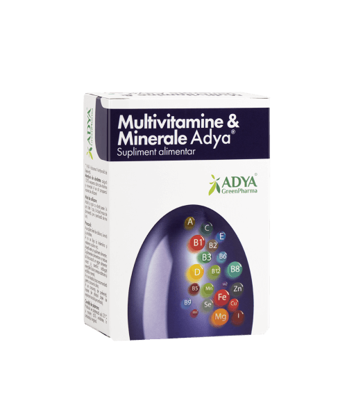 MULTIVITAMINE & MINERALE 30CPS GELATINOASE MOI