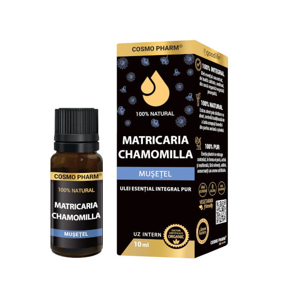 Ulei esential de MUSETEL – Matricaria Chamomilla