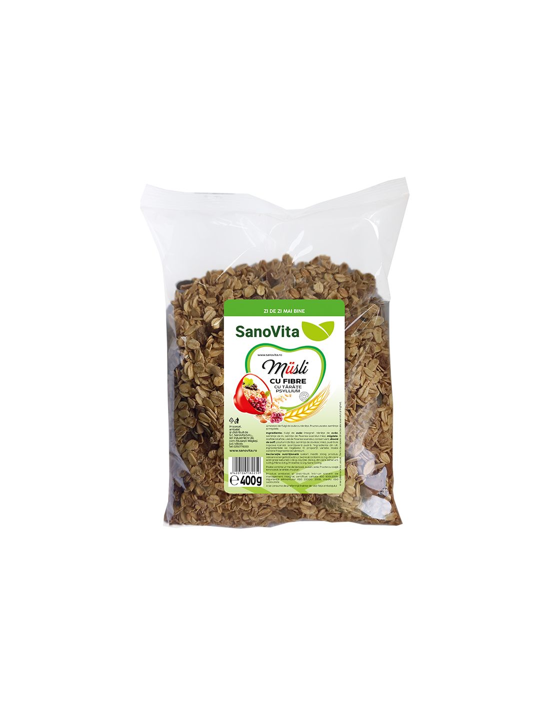 MUSLI CU FIBRE 400 G