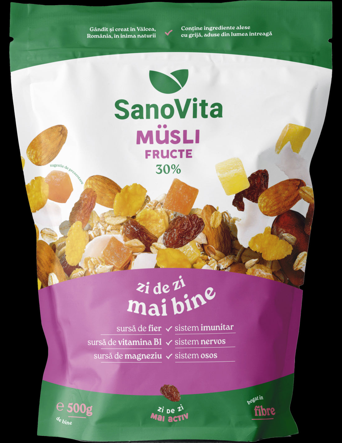 MUSLI CU FRUCTE 500G