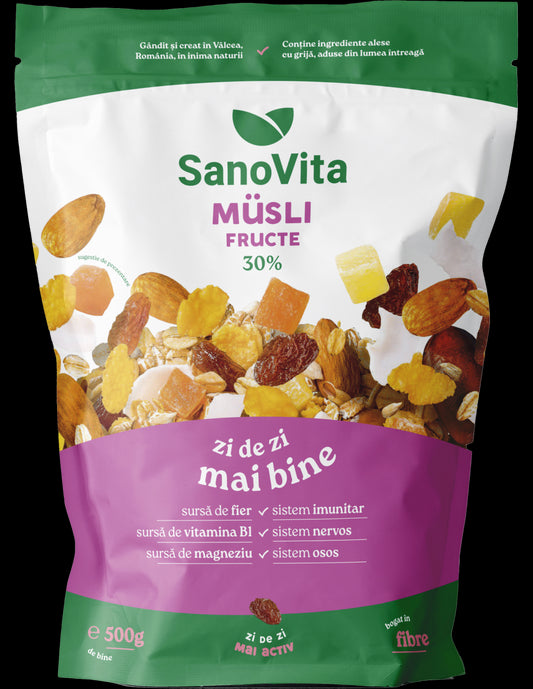 MUSLI CU FRUCTE 500G
