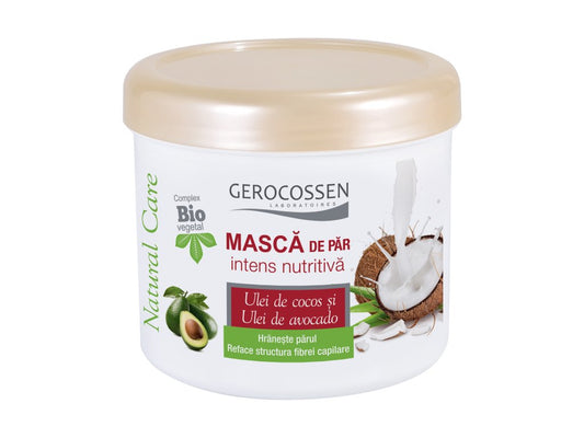 Masca de par intens nutritiva cu Cocos Bio si Avocado Natural Care 450 ml