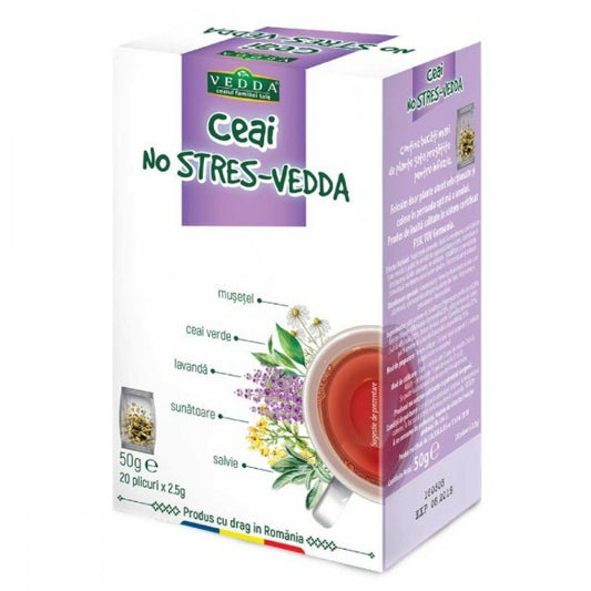 Ceai Vedda No Stres – 20 plicuri – 50 g