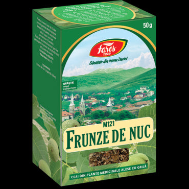 Nuc, frunze, M121, ceai la pungă