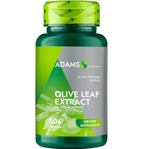 Olive Leaf Extract 600mg, 30cps, Adams Supplements