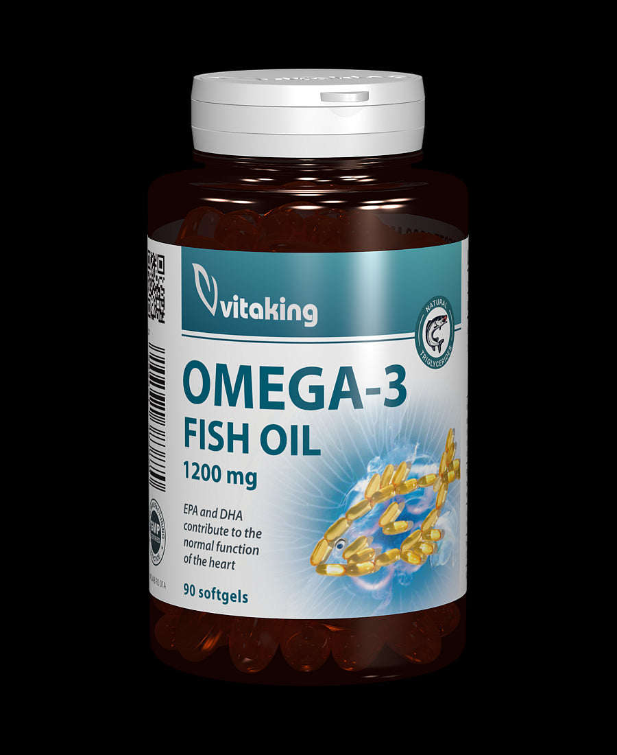 Omega 3 Forte - ulei de peste natural 1200mg - 90 capsule