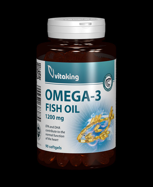 Omega 3 Forte - ulei de peste natural 1200mg - 90 capsule