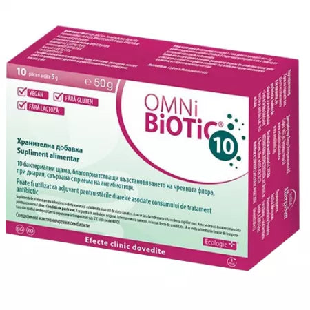 OMNI BIOTIC 10, 10 plicuri, Institut Allergosan