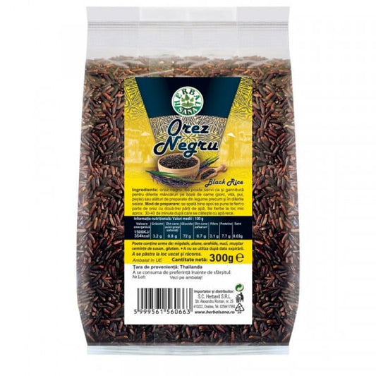 Orez Negru - 300 g, Herbal Sana