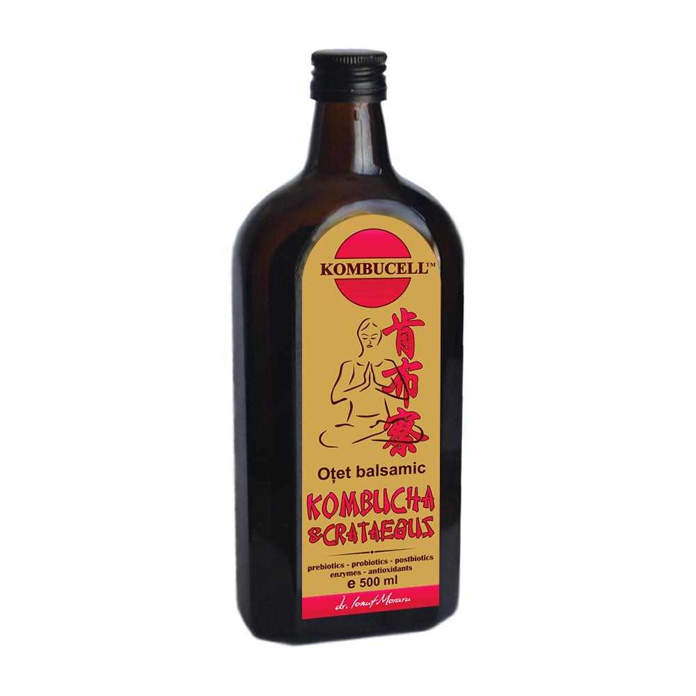 Otet balsamic KOMBUCHA CRATAEGUS 500ml