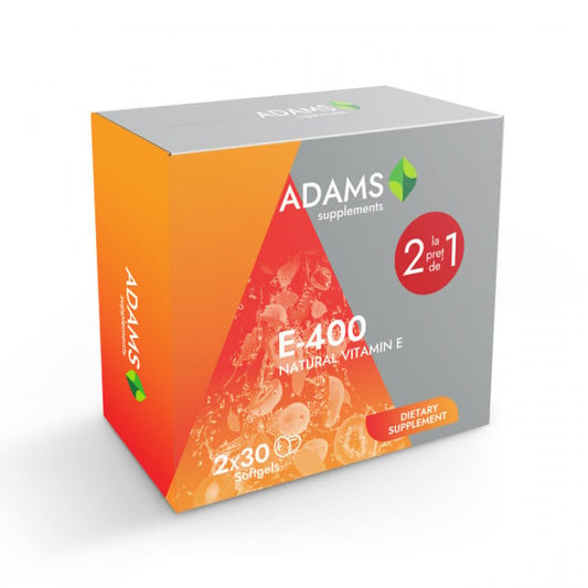 Vitamina E 400mg Naturală 60 cps – Suport antioxidant zilnic