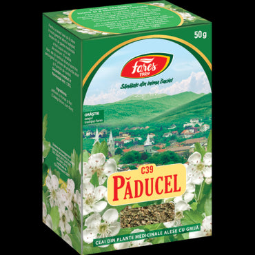 Păducel, frunze și flori, C39, ceai la pungă
