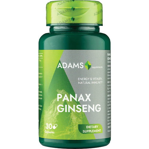 Panax Ginseng 1000mg, 30cps, Adams Supplements