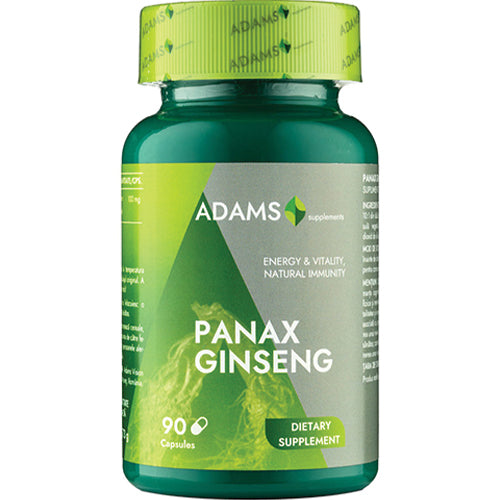 Panax Ginseng 1000mg, 90cps, Adams Supplements