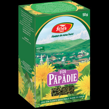 Păpădie, frunze, D126, ceai la pungă