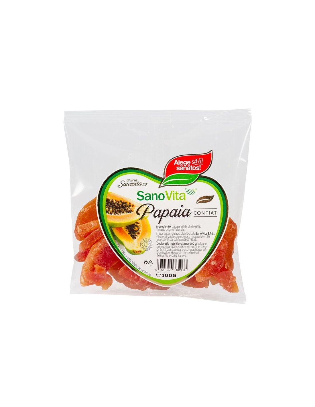 papaia confiat 100 g