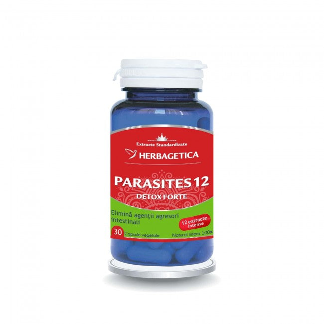 Parasites 12 Detox Forte Herbagetica 30 Capsule