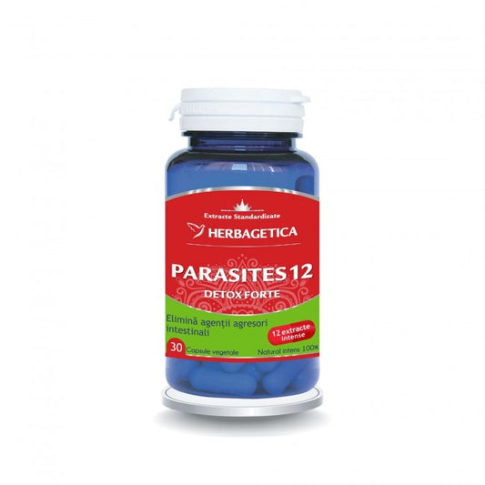 Parasites 12 Detox Forte Herbagetica 30 Capsule