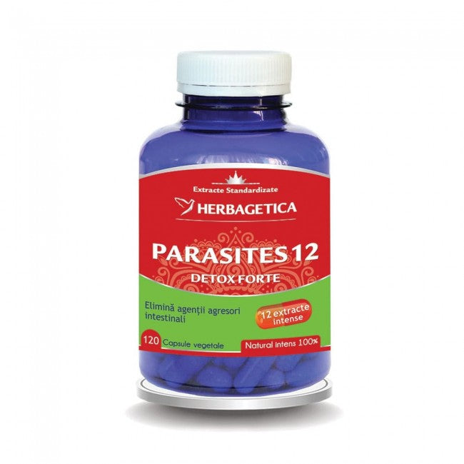 Parasites 12 Detox Forte Herbagetica 120 Capsule