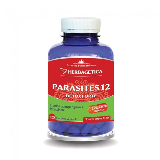 Parasites 12 Detox Forte Herbagetica 120 Capsule