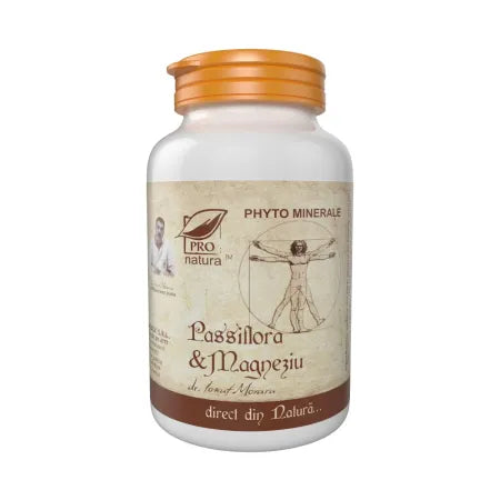 Passiflora si magneziu, 60 capsule, Pro Natura