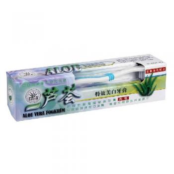 Pasta de dinti cu aloe vera + periuta 120gr MIXT COM