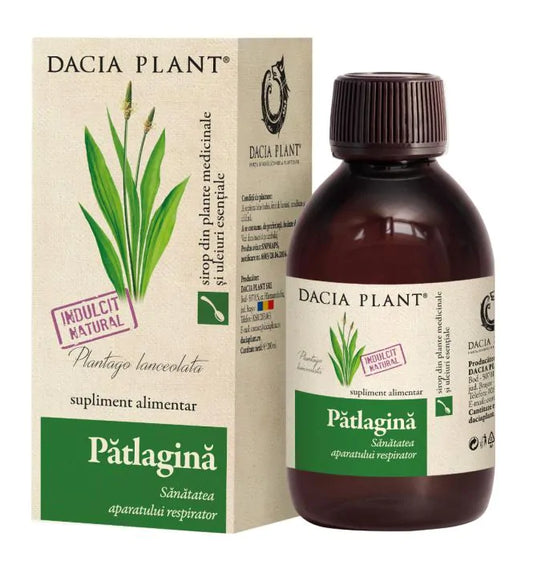 Patlagina sirop, extract concentrat, fara zahar