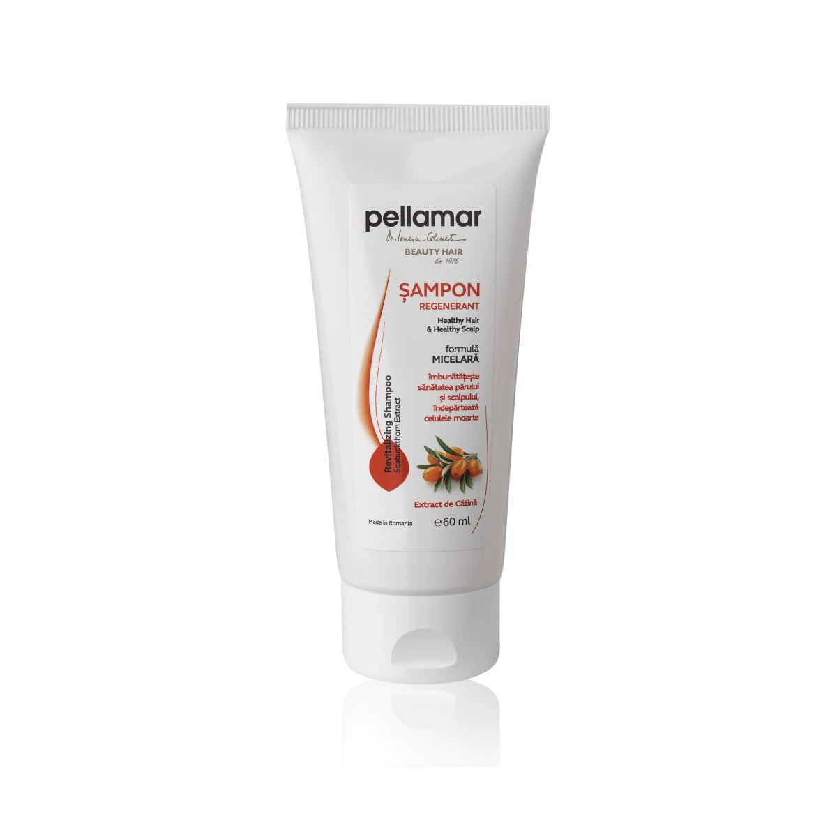 Șampon regenerant cu extract de cătină 60ml