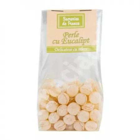 Perle cu miere și eucalipt Sucreries de France, 100 g