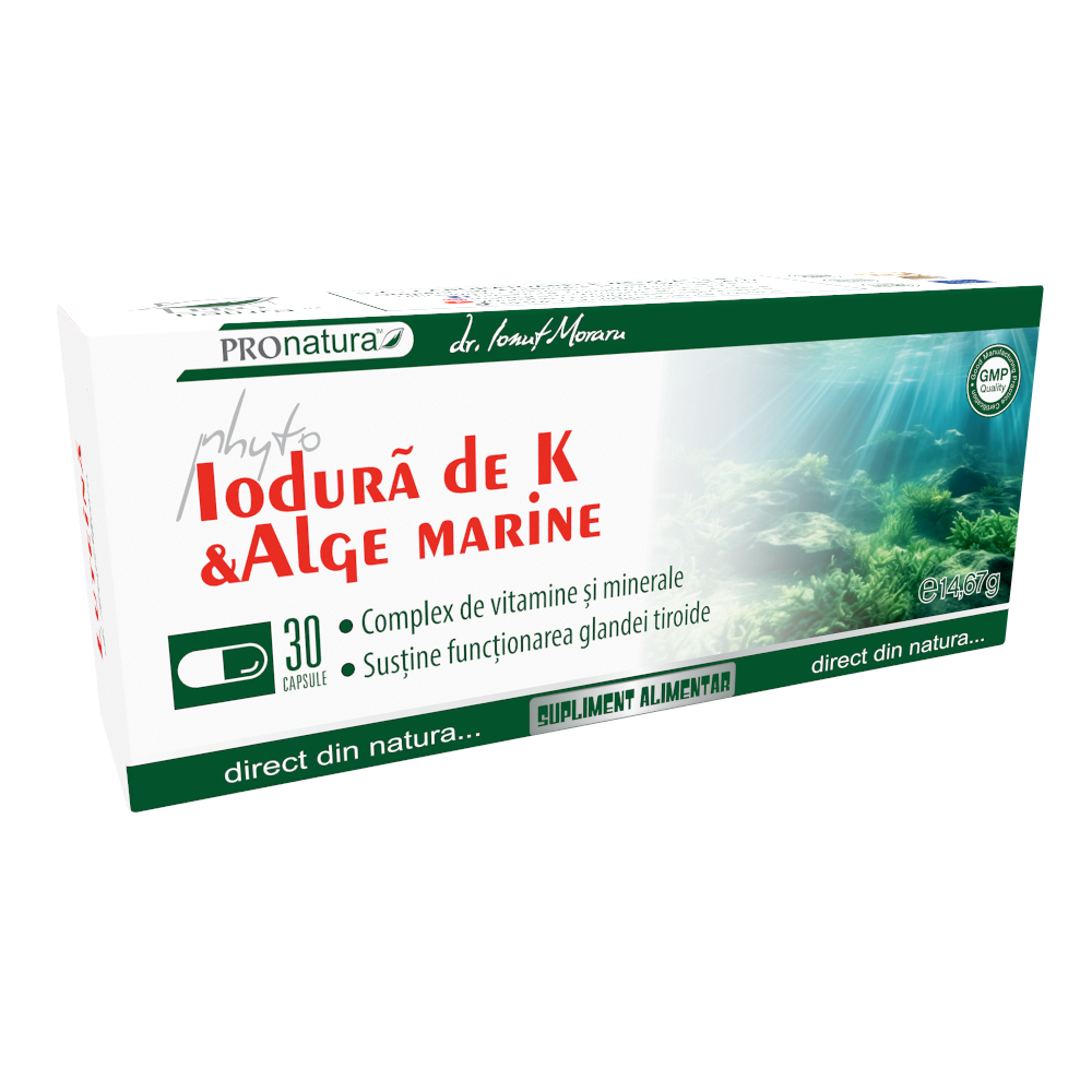 Phyto Iodura de K si Alge Marine 30 capsule blister